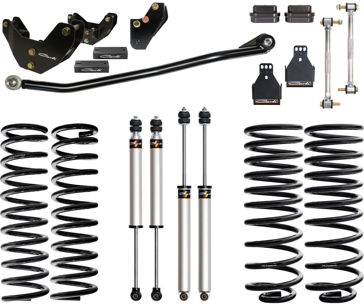 '14-18 Ram 2500 Power Wagon 2" Commuter System Display of Included Parts