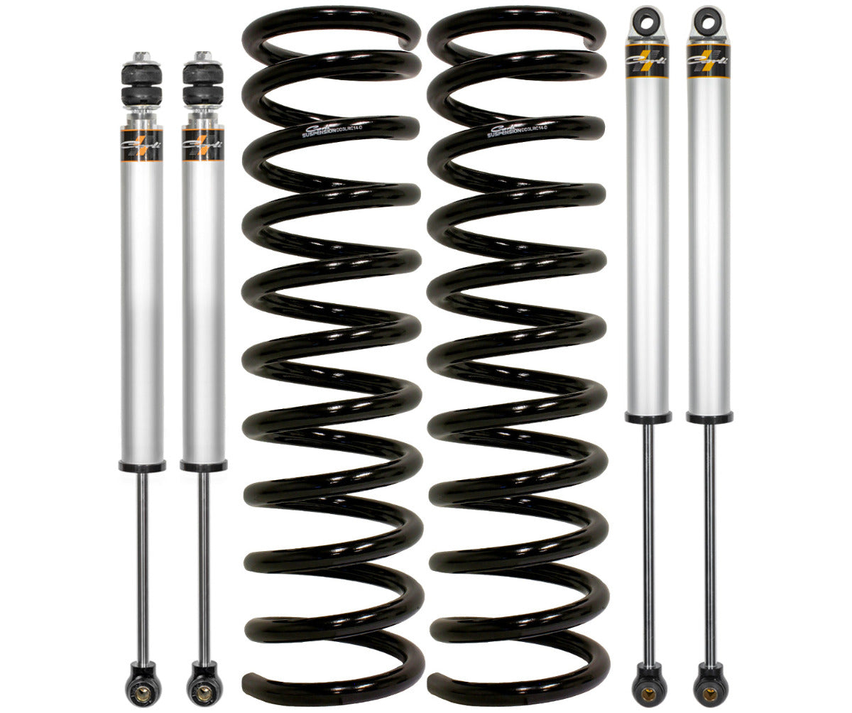 '13-18 Ram 3500 2.0 Leveling System-2.5" Lift Display of Included Parts