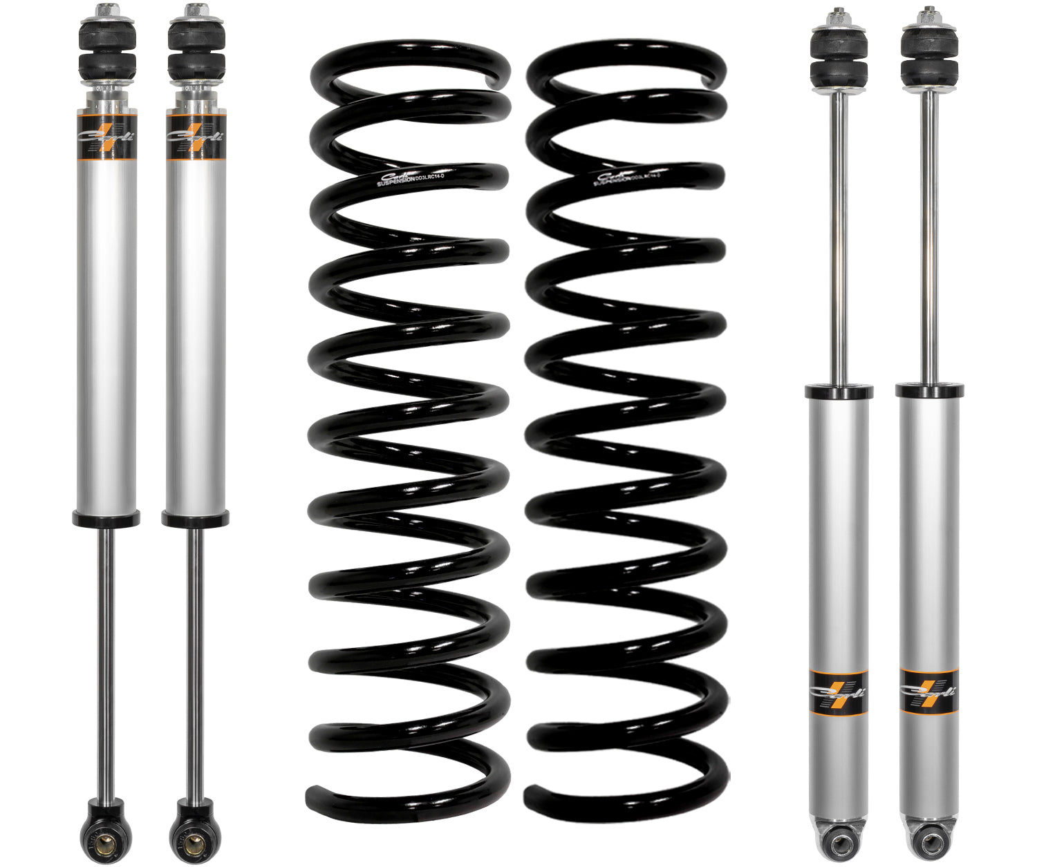 '14-24 Ram 2500 Carli Suspension 2.0 Leveling System - 2.5" Lift Display of included Parts