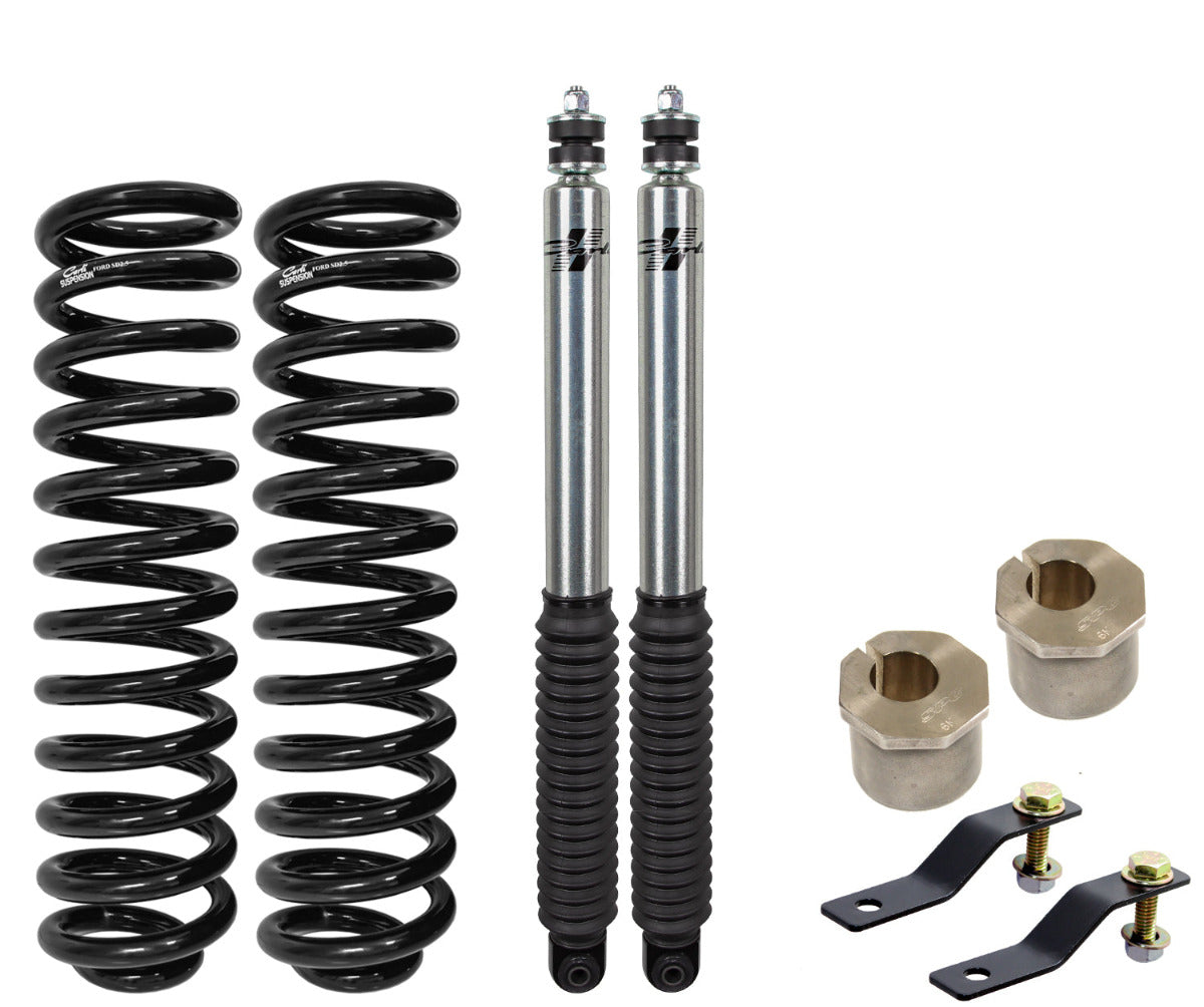 '11-16 Ford F250/350 6.2L Gas 2.0 Leveling System - 2.5" Lift Display of Included Parts