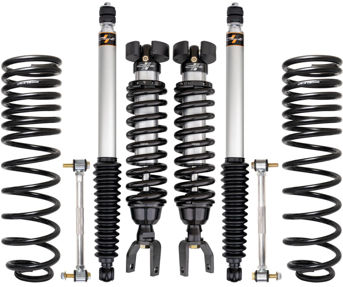 '19-24 Ram 1500 Rebel Carli 2.0 Commuter Suspension System Display of Included Parts