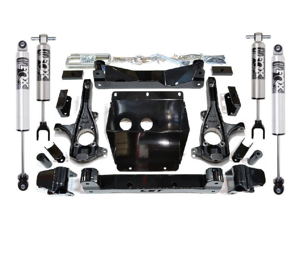 CST 2011-19 & 2020+ GM 2500 / 3500 | Fox 2.5 HTO Susp. System’s (4-6″) Front View