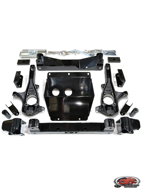 CST GM 11-19 HD 2500/3500 4-6″ Stage 1 Suspension System Front View