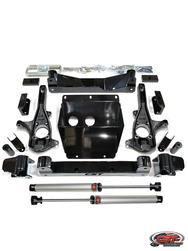 CST 11-19 GM 2500/3500 4-6″ Stage 2 Suspension System Front View