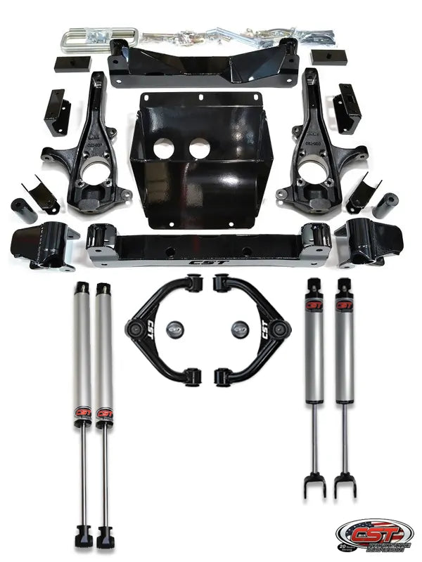 CST 11-19 GM 2500/3500 4-6″ Stage 4 Suspension System (w/ Ball Joint UCA’s) Front View