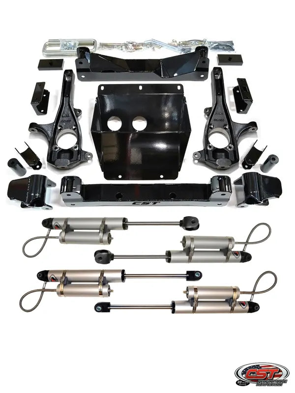 CST 11-19 GM 2500/3500 4-6″ Stage 5 Suspension System Front View