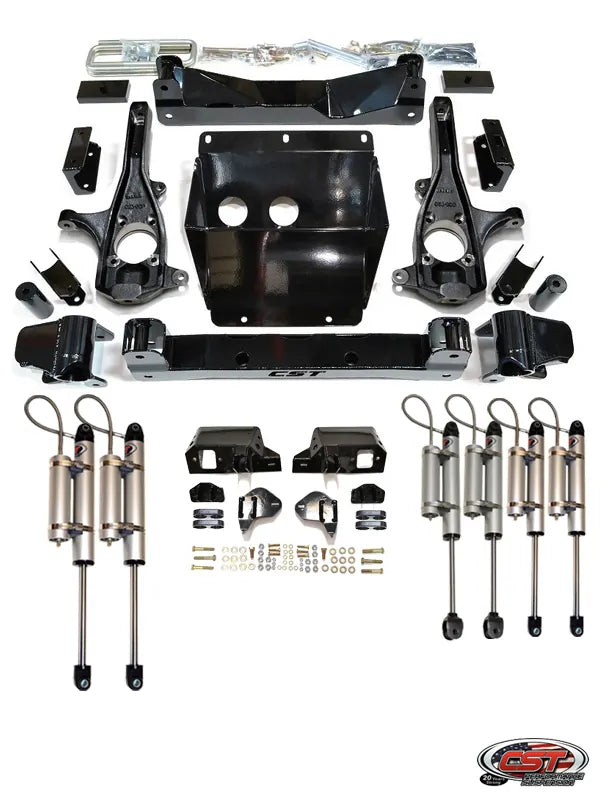 CST 11-19 GM 2500/3500 4-6″ Stage 7 Suspension System Front View