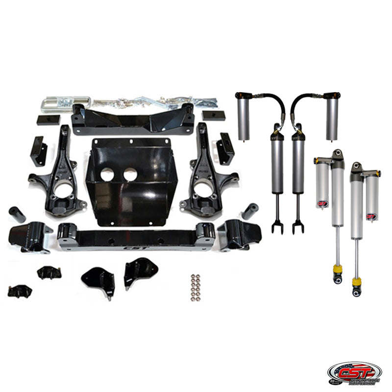 CST 11-19 GM 2500/3500 4-6″ Stage 9 Suspension System Front View