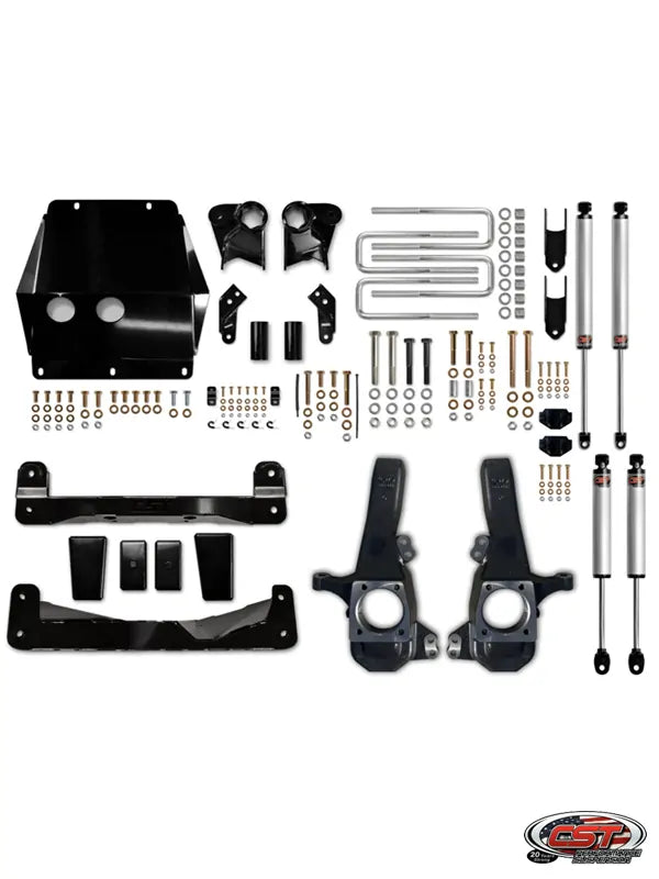 CST 20-25 GM 2500 4″ Stage 3 Suspension System Front View