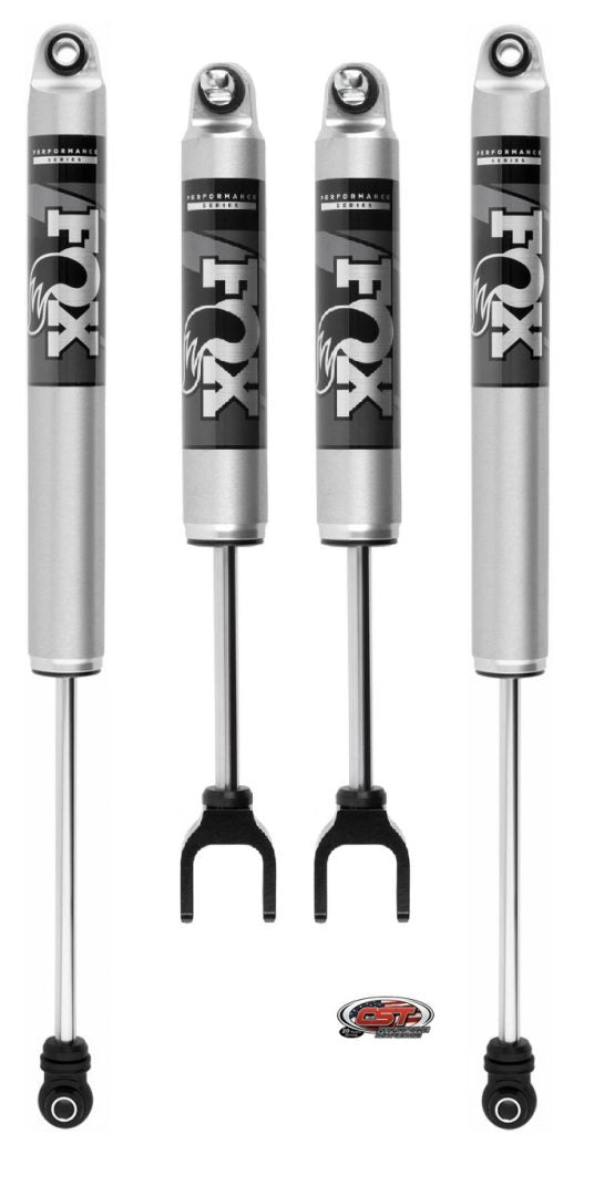 CST FOX 2.0 IFP’s for 2020+ GM 2500/3500 with 4-6″ LIFT Front View