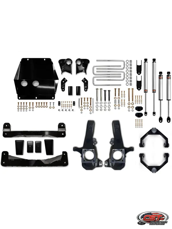 CST 20-25 GM 2500 4″ Stage 4 Suspension System Front View