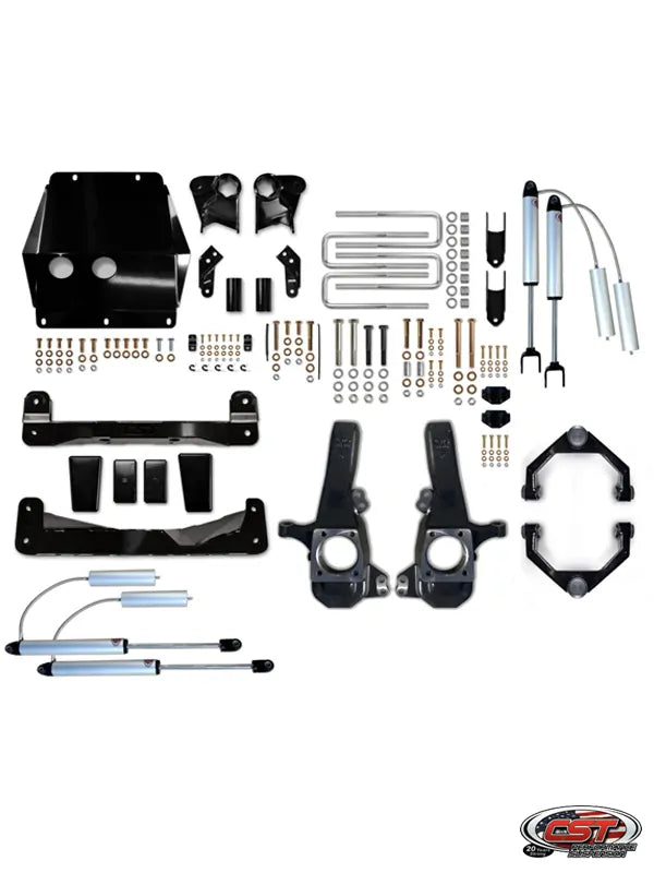CST 20-25 GM 2500 4″ Stage 6 Suspension System Front View