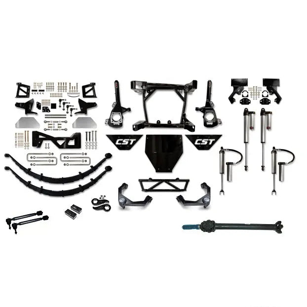 CST 20-25 GM 2500 / 3500 4wd Diesel | 10″ Stage 3 Suspension System Front View
