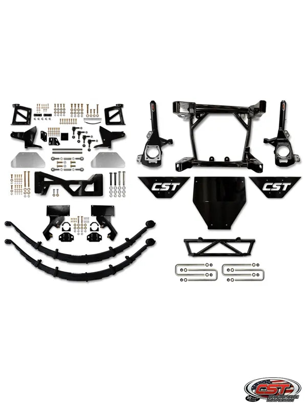 CST 20-25 GM 2500 / 3500 8″ Stage 1 Suspension System Front View
