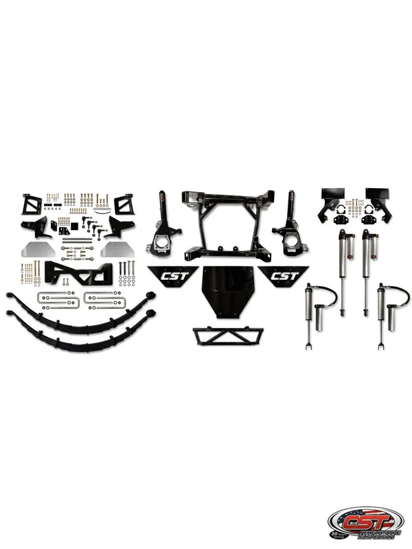 CST 20-25 GM 2500 / 3500 8″ Stage 4 Suspension System Front View
