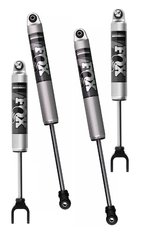 CST FOX 2.0 IFP’s for 2020+ GM 2500/3500 with LEVELING KIT Front View