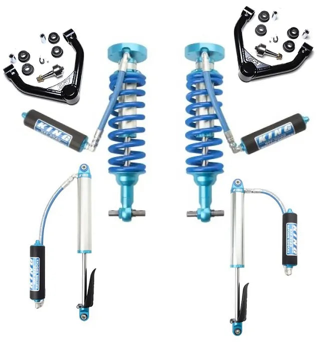 CST 2019-2024 GM 1500 TrailBoss / AT4 4WD | Stage 2 KING 2.5 OEM Series Leveling Kit Front View