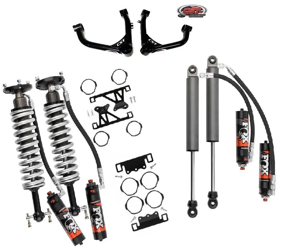 CST 2019-2024 Chevy / GMC 1500 | Fox-Series CST Suspension Leveling Systems Front View