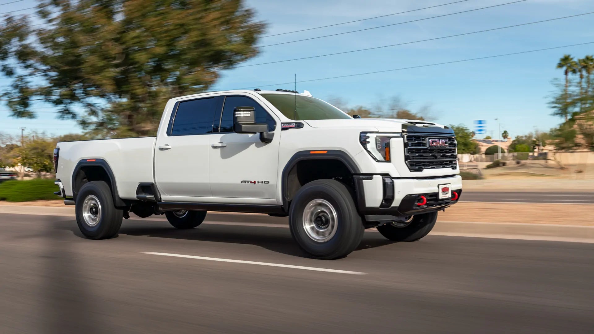 CST 20-25 GM 2500 4″ Stage 3 Suspension System w/ FOX 2.0 IFP’s Front View