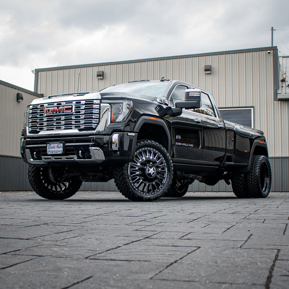 CST 20-25 GM 3500 4″ Stage 3 Suspension System Front View