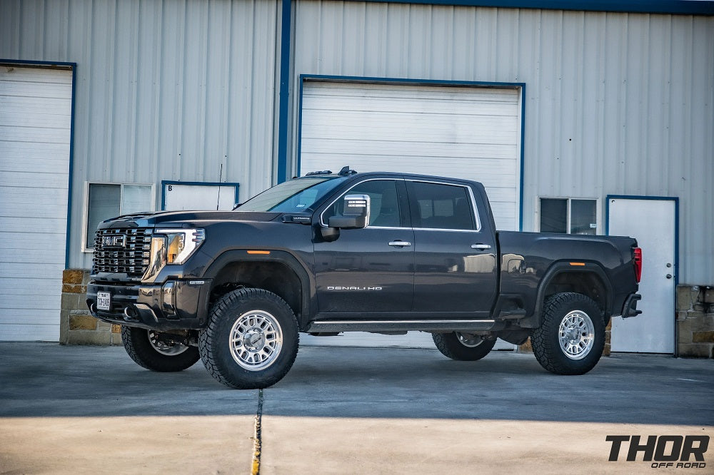 CST 20-25 GM 2500 4″ Stage 3 Suspension System Front View