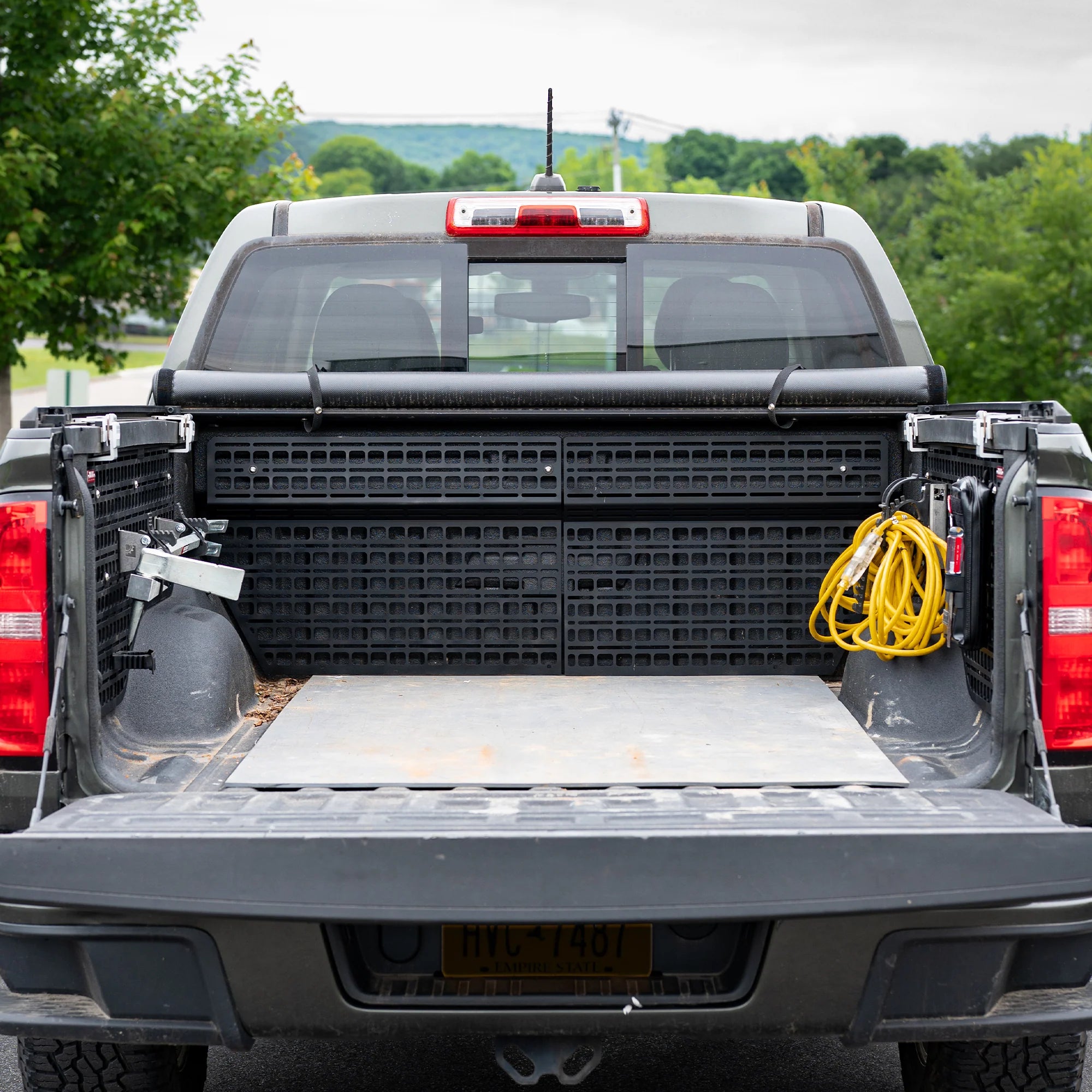 Bedside Rack MOLLE Panel System Front View