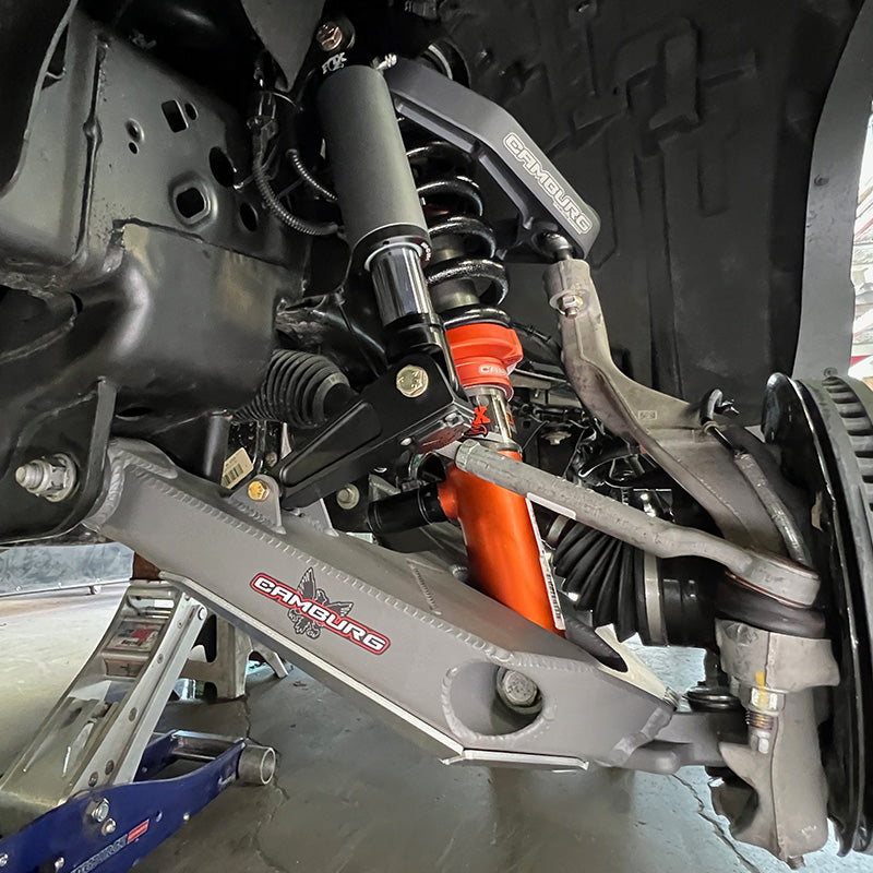 CAMBURG FORD RAPTOR 21-24 PERFORMANCE SLAPPER LOWER CONTROL ARM Display on Vehicle