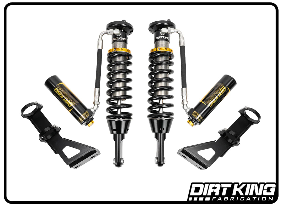 05-23 Tacoma 2.5 Coilovers | DCA Remote Reservoir Display of Included Parts