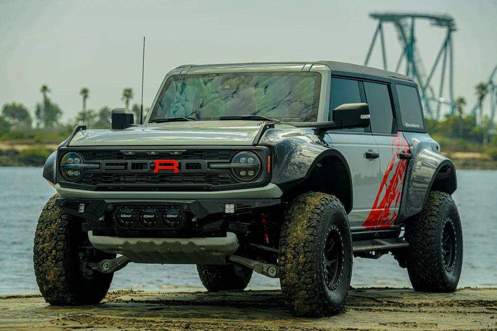 2022-2023 Ford Bronco Raptor Fenders Display on Vehicle