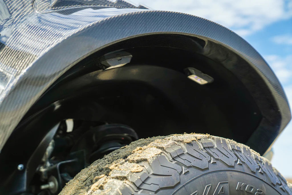 2022-2023 Ford Bronco Raptor Fenders Display on Vehicle