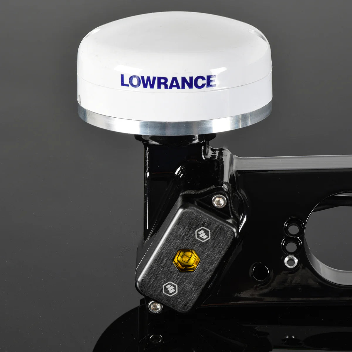 Third Brake Light Dual Antenna Mount - With LED Lights and Lowrance Point 1 GPS Antenna - 2017 - 2026 Raptor