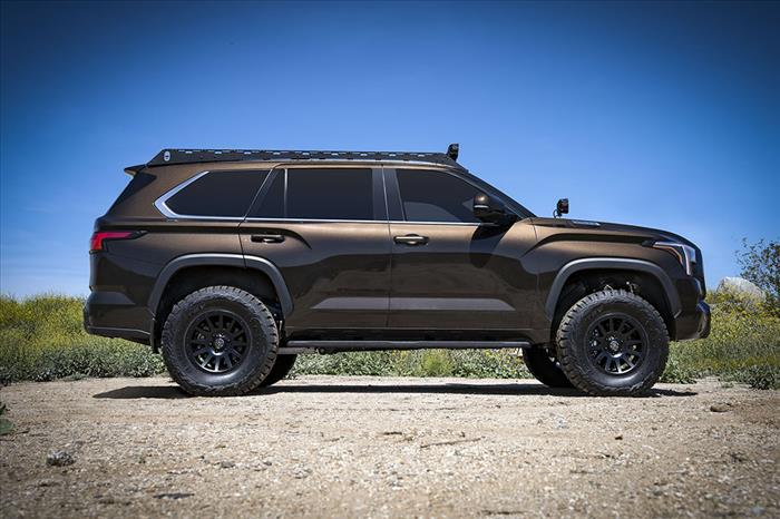 ICON 2023-2025 Toyota Sequoia, 3-4.5" Lift, Stage 10 Suspension System, Tubular, CDXS, TRD Front View
