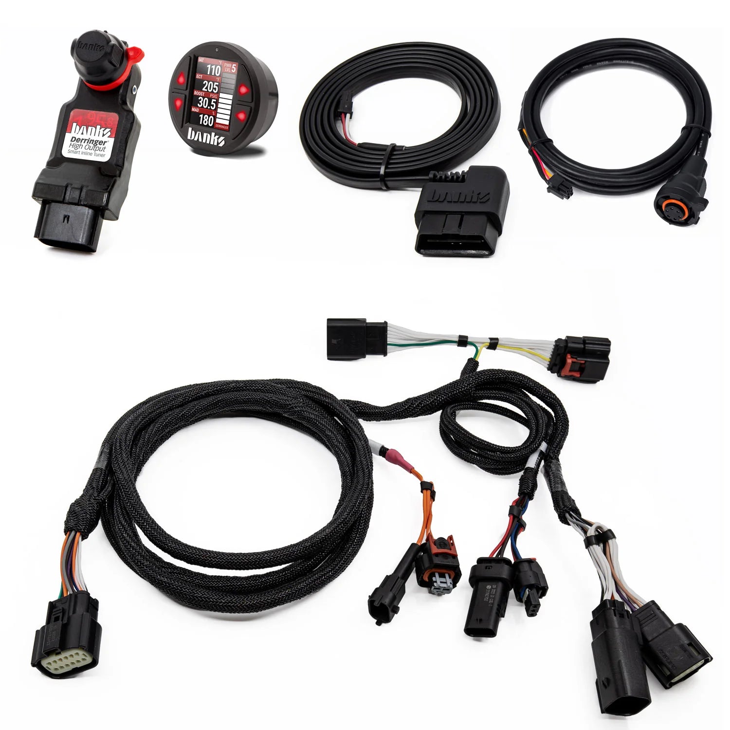 2020-2022 Chevy/GMC 2500/3500 6.6L Duramax, L5P Derringer High Output High Output Tuner with iDash Pro Front View