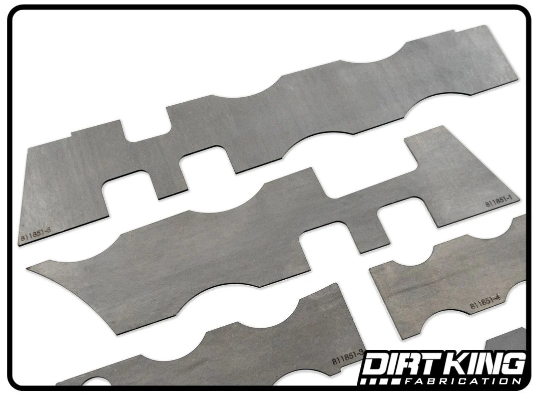 05-23 Tacoma Rear Frame Plate Kit Front View
