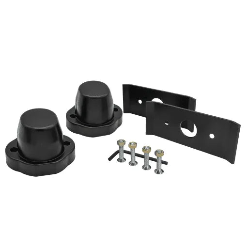 '05-24 Nissan Frontier Rear Bump Stops - Stock Height Display of Included Parts
