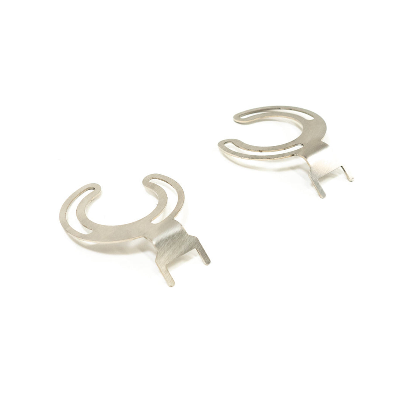 SDHQ Built '23-25 F250/F350 Headlight Level Sensor Lockout Brackets display of included parts