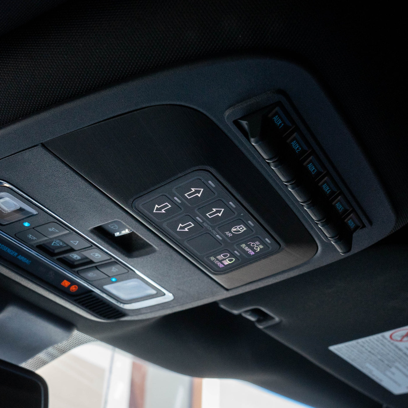 2023-2025 Ford F250/F350 SDHQ Built 3D Printed Sunglass Keypad Mount Conversion installed