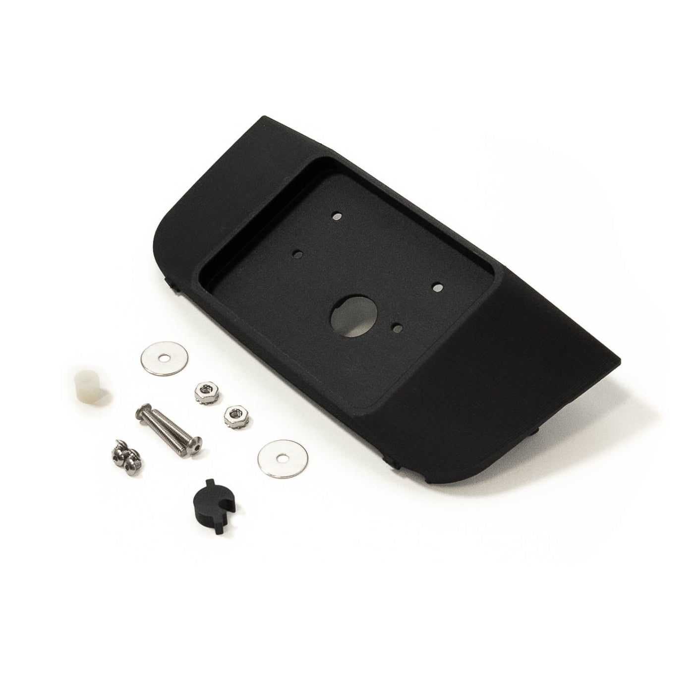 2023-2025 Ford F250/F350 SDHQ Built 3D Printed Sunglass Keypad Mount Conversion display of included parts and hardware
