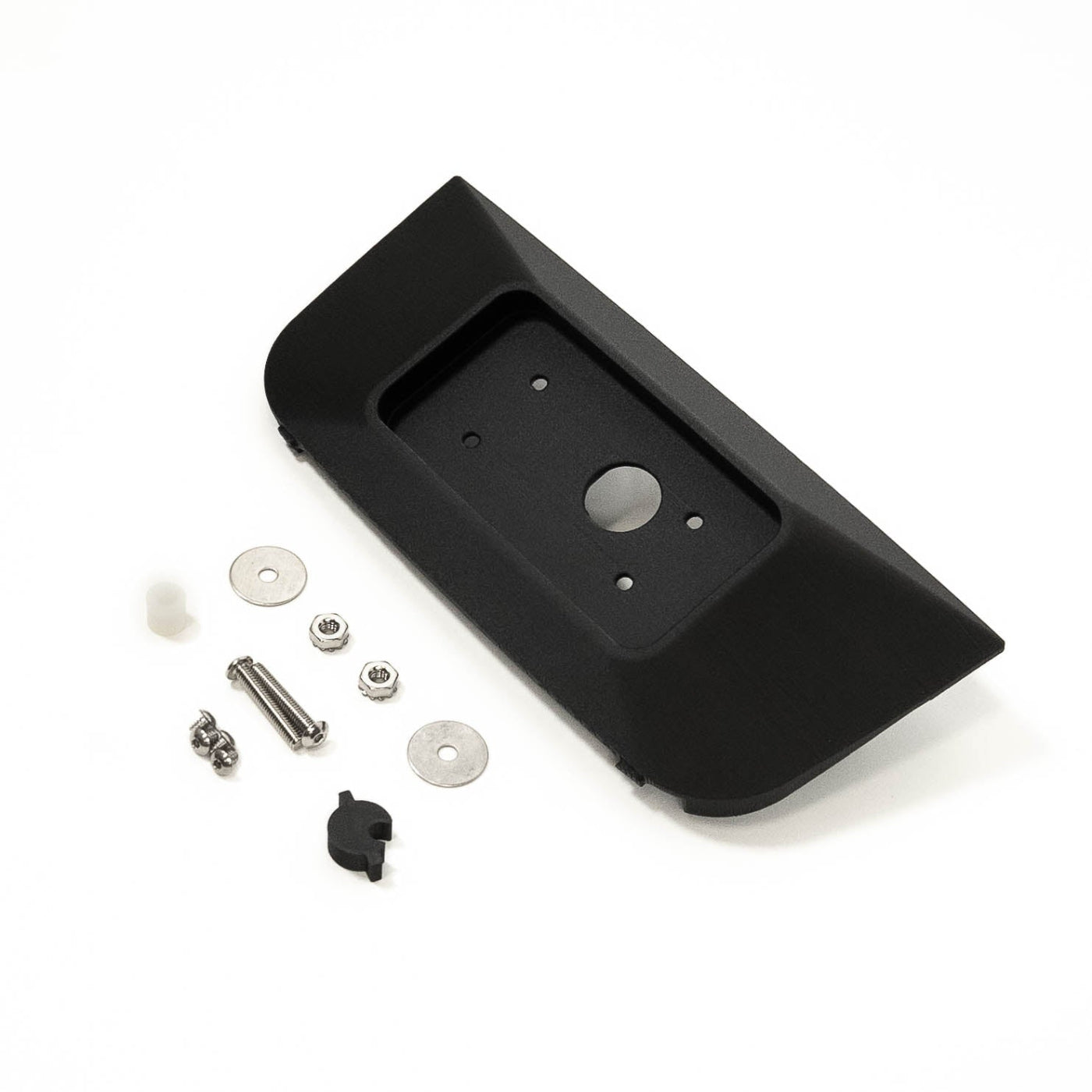 2023-2025 Ford F250/F350 SDHQ Built 3D Printed Sunglass Keypad Mount Conversion display of included parts and hardware