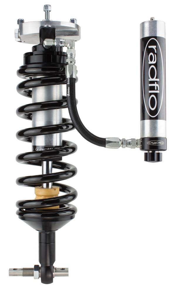 Radflo 2.5 Front Coilover Kit Ram 1500 2010-2017 With Remote Reservoir And Compression Adjuster