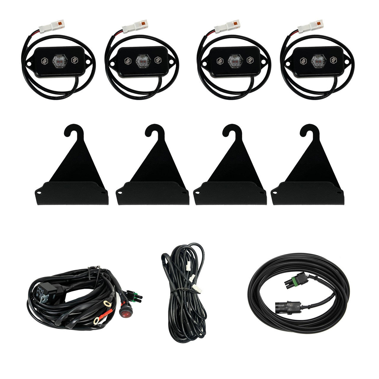 Toyota Bed Rail Cargo Light Kit Front View