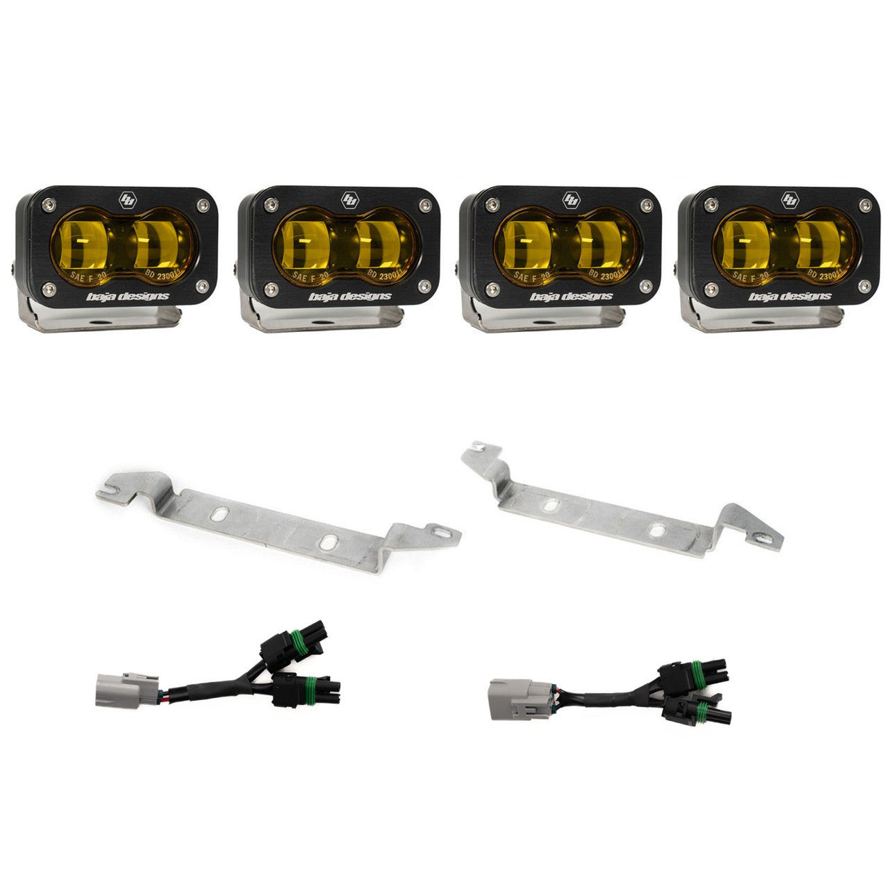 S2 SAE OEM Fog Light Replacement Kit - 2024-On Toyota Tacoma NOTE: TRD Pro/Trailhunter Front View