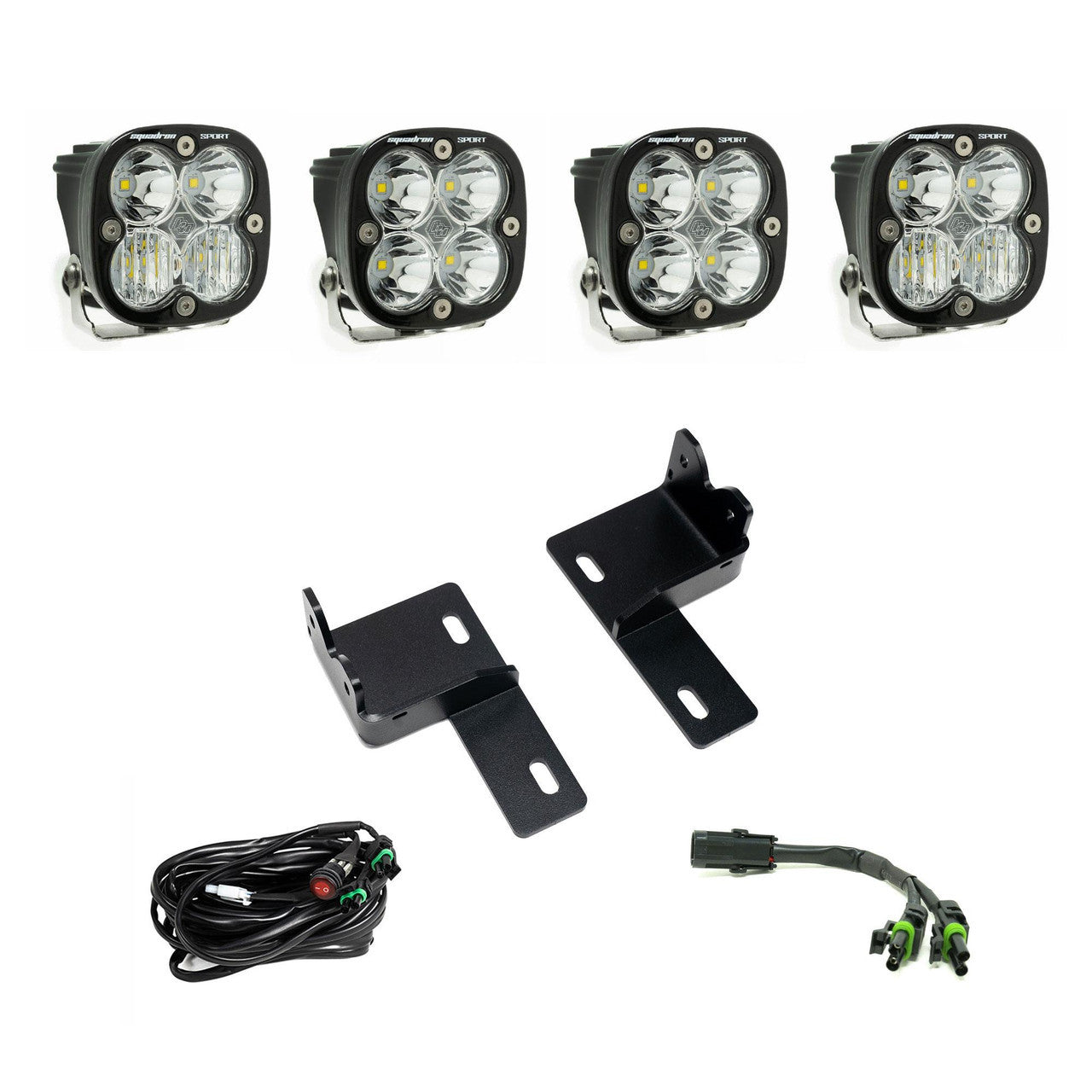 Squadron Sport Behind-the-Grille Kit - 2025-On Toyota 4Runner NOTE: Non-TRD Pro/Trailhunter Front View