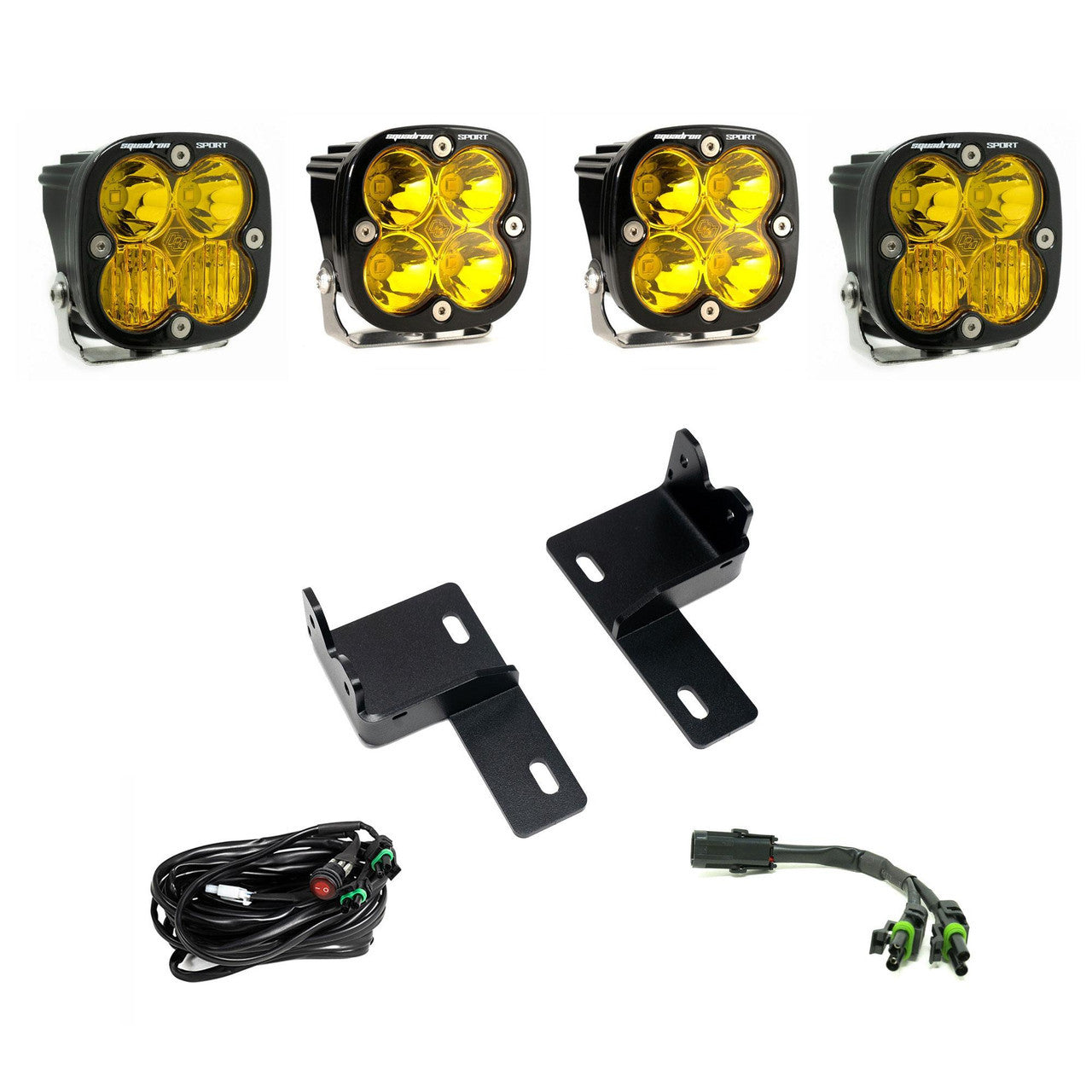 Squadron Sport Behind-the-Grille Kit - 2025-On Toyota 4Runner NOTE: Non-TRD Pro/Trailhunter Front View