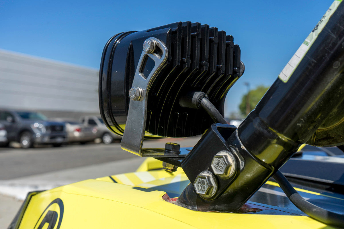 Polaris Squadron Pro A-Pillar Light Kit - Polaris 2014-22 RZR XP 1000; XP Turbo; Turbo S Rear View