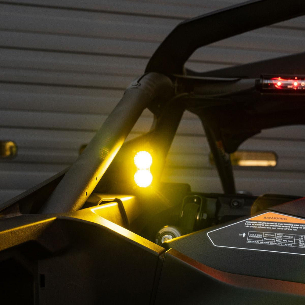 Can-Am Maverick R S2 Sport Chase Light Kit Display on Vehicle