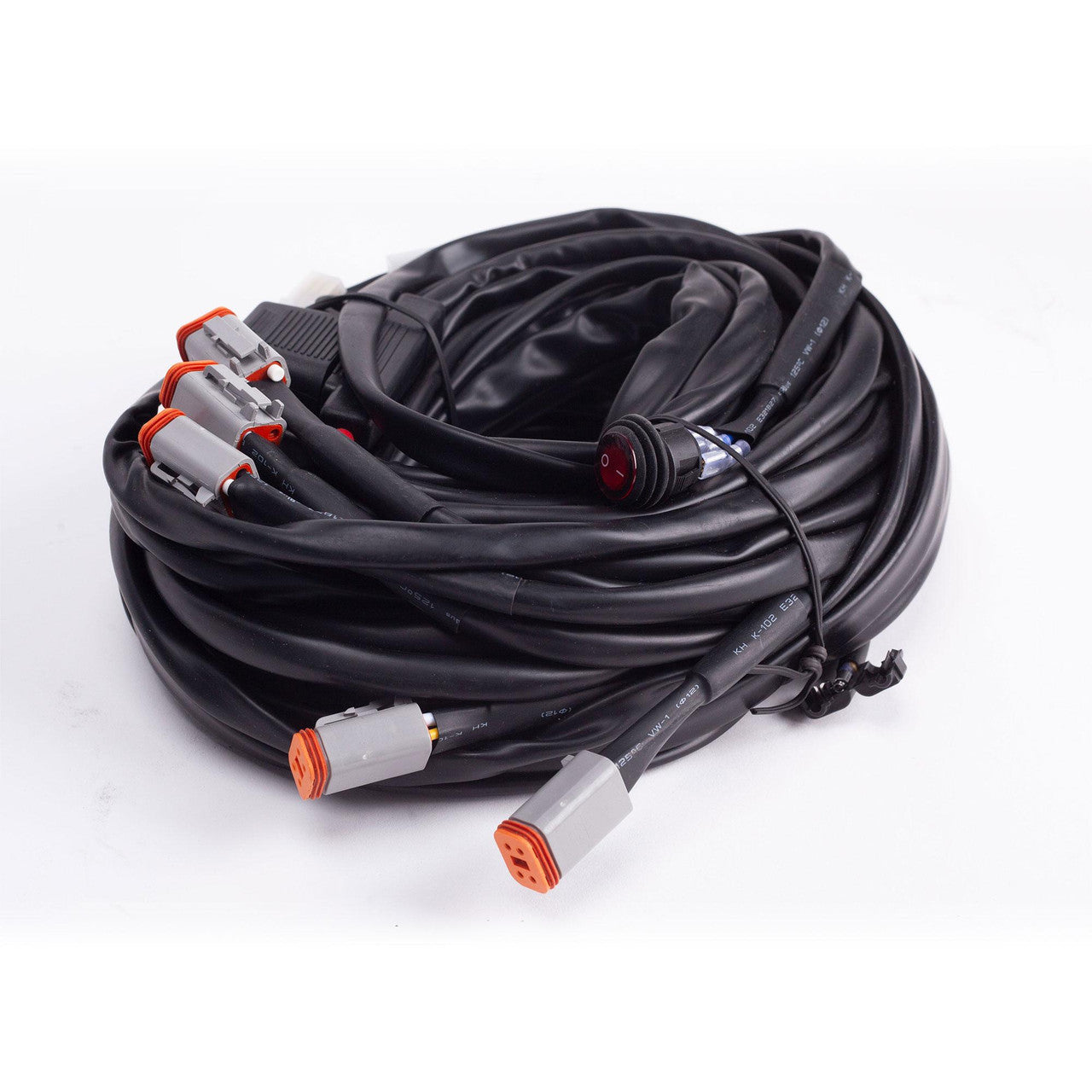 LP4 Wiring Harness - 6 Light Max – Universal Front View