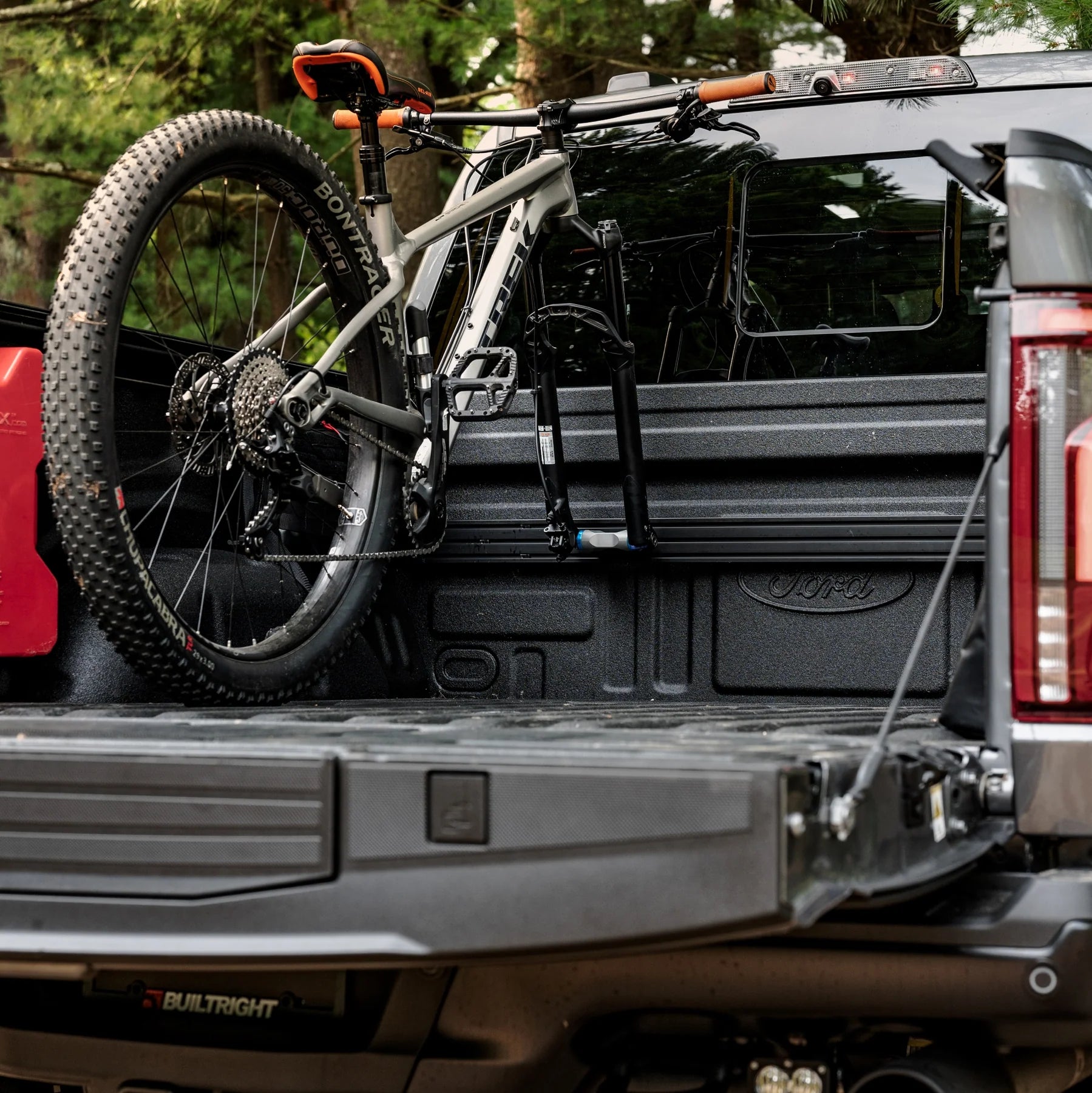 Mountech Bike Fork Mount Display on vehicle