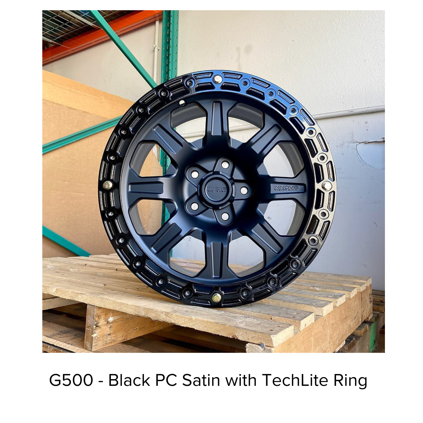 G500 Simulated Beadlock Wheel 18x9.0" 8 Lug - TechLite Ring