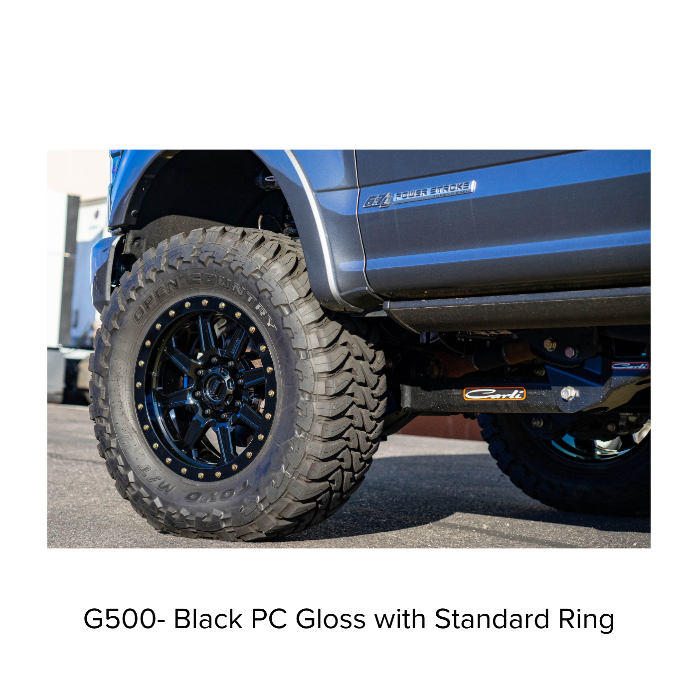 G500 Simulated Beadlock Wheel 20x10.0" 8 Lug - Standard Ring Front View